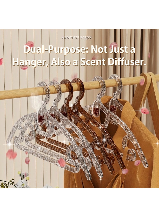 Aromatherapy Hanger No Trace Hanger Home Light Luxury Bold Water Wave Pattern Drying Hanger - Image 2